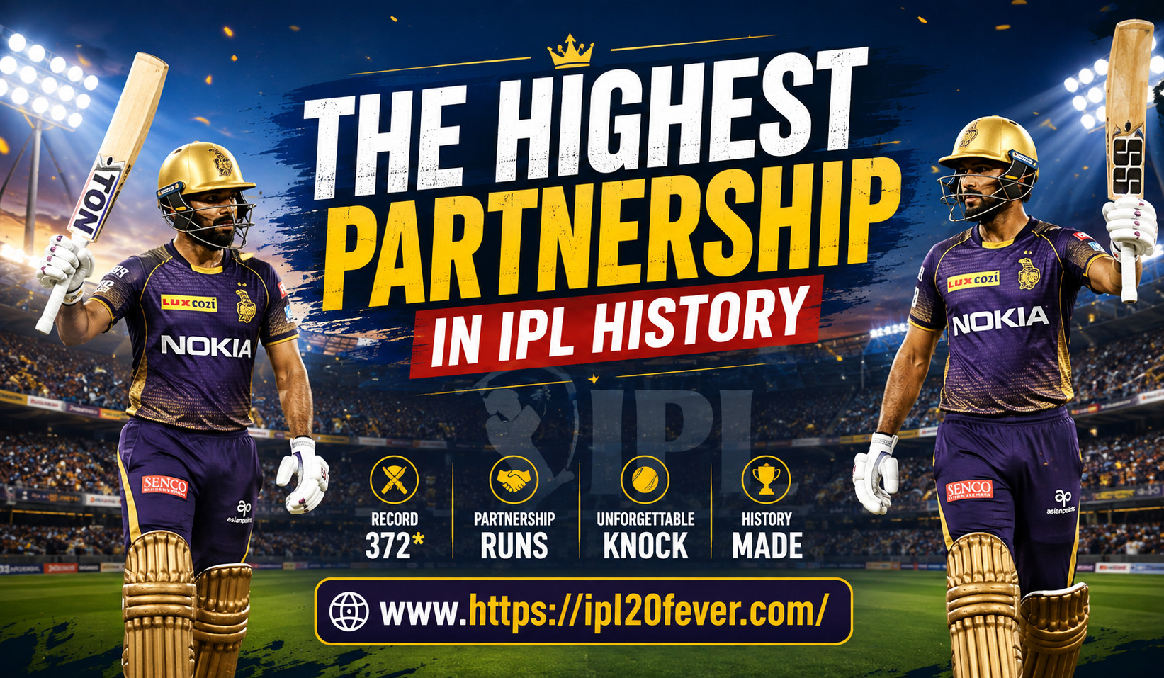The Highest Partnership in IPL History